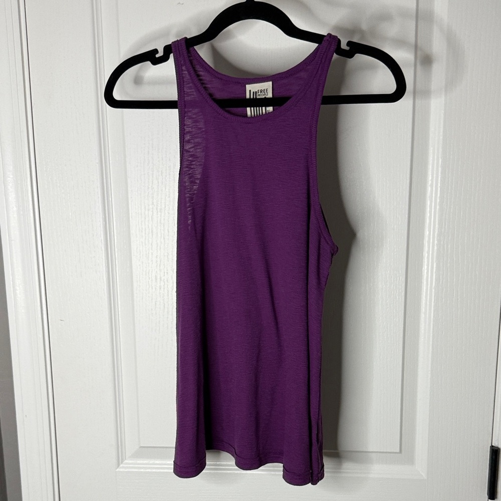 Free People Vibrant Purple Tank Top